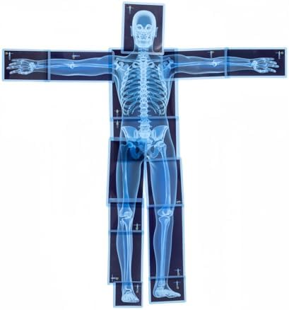 21 Pieces Human X-Ray Sets - Light Table Accessories by Odoorgames