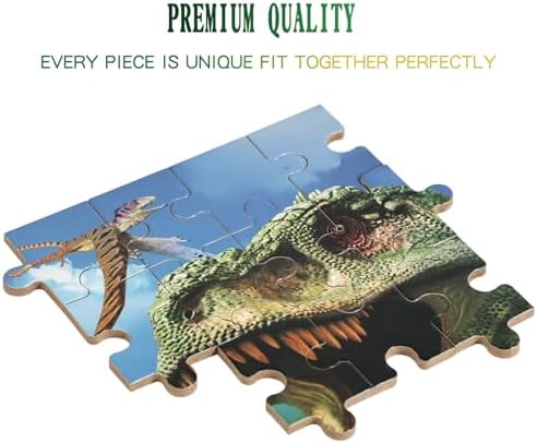 Puzzles for Kids Ages 5-8,6-10 Year Old,200 Piece Dinosaur Jigsaw Puzzle for Toddler Children Learning Educational Puzzles Toys for Boys and Girls - Every Piece is Unique - Image 4