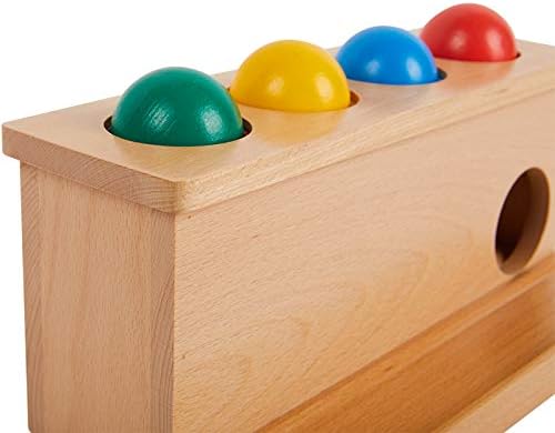 Adena Montessori Baby Push Object Permanence Ball Push Toy for 1 Year Toddler 2 Year Old - Image 6