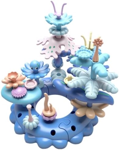Coral Reef STEM Building Blocks, 38PCS with Octopus by SUPUZZ