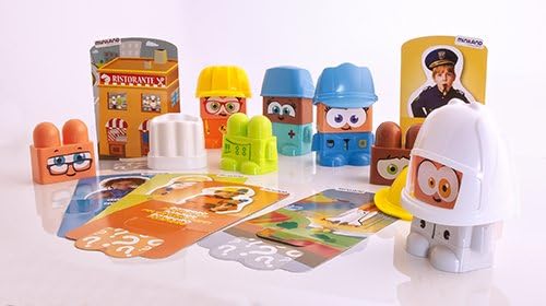 Miniland Job Blocks Board Game for Toddlers Age 2 - Preschoolers Age 4, Teaches Careers, Diversity, Fun Language Development, Pretend Play - Image 10