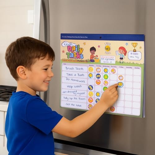 PUTSKA Potty Training and Chore Chart, 26 Boards, 1528 Stickers,Classic - Image 6