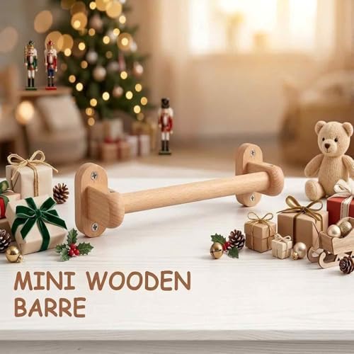 Duomilee Baby Pull up Bar Toddler Pull Up Bar Montessori Wall-Mounted Handrail Ballet Bar for Toddlers Suitable for Baby to Learn to Stand and Support. (35.4 in) - Image 7
