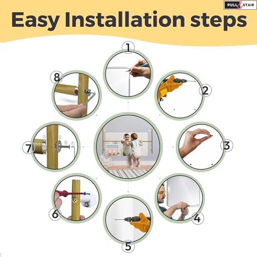 Montessori Coordination Mirror Set with 4ft Pull-Up Bar - Help Babies Build Balance, Confidence & Motor Skills | Ideal for Tummy Time, Crawling & First Steps | Safe for Home Use - Image 2