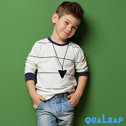 Shark Tooth Chew Necklace for Kids - Chewing Teething Necklace Teether Necklace Chew Toys Teething Toys - Chewing, Autism Sensory Teether Toy (Standard - Normal Chewer) - Image 4