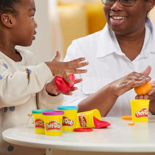 Play-Doh Fun Tub Set, 19 Accessories & Reusable Storage Container, Preschool Toys, Kids Arts & Crafts, Back to School Gifts, Ages 3+ (Amazon Exclusive) - Image 5