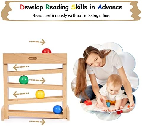 Montessori Ball Drop Toy, Wooden Ball Tracker, Early Developmental Pound Toys for Toddlers for 1-3 Year Old, Boys Girls Baby Birthday Gift - Image 3