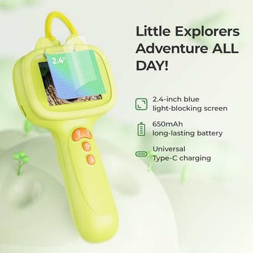 Kids Borescope Camera with Guide & 24 Mission Cards, Age 5-10 STEM Toy Gift - Image 4