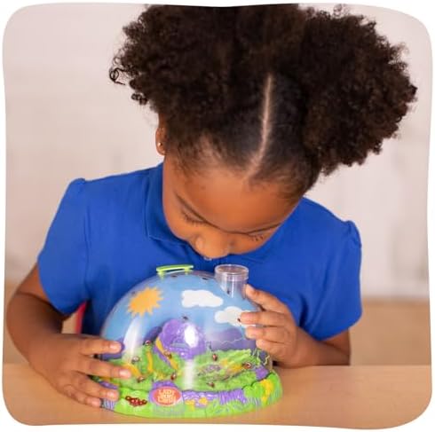 Insect Lore Ladybug Land with Prepaid Voucher - Redeem Voucher for 10-15 Native Ladybug Larvae - Diorama Style Ladybug Habitat for Kids - Observe, Raise, & Release Adult Ladybugs - Image 5