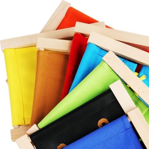 Kids Toy Montessori Children Dressing Frame Practical Life Teaching Learn Educational Preschool Training Life Skill Zipper Button Lace Bowknot Teaching Aids - Image 2