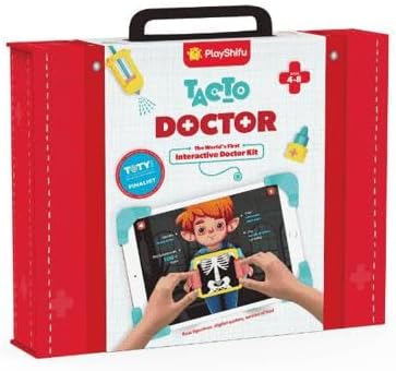 PlayShifu Doctor Kit for Kids – Tacto Doctor | Tech-Powered Pretend Playset with 12 Tools & 3 Games | STEM Learning Toy for Ages 4–10 | Roleplay Gift for Boys & Girls | Tablet Not Included - Image 4