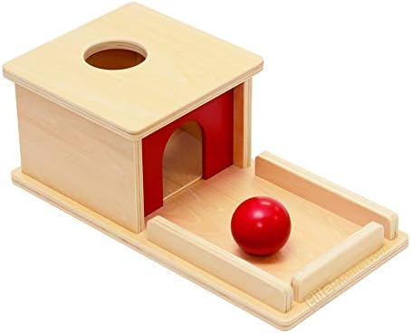 Elite Montessori Object Permanence Box with Tray and Ball - Image 2