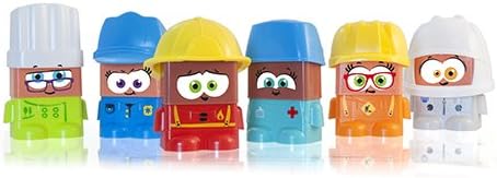 Miniland Job Blocks Board Game for Toddlers Age 2 - Preschoolers Age 4, Teaches Careers, Diversity, Fun Language Development, Pretend Play - Image 8
