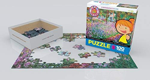 EuroGraphics Monet's Garden by Claude Monet 100-Piece Puzzle, Multi - Image 3