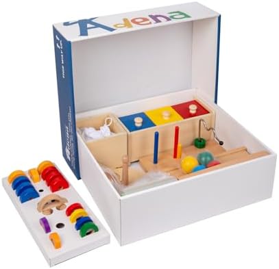 Adena Montessori 10 in 1 Wooden Play Kit 13-15 Months - Image 7