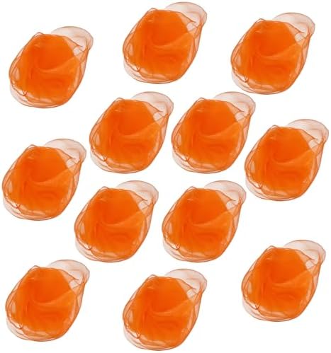 Lolakee Dance Scarves 12 Pcs Juggling Scarves for Kids Play Silk Scarve for Babies Toddlers Children Movement Learning Education Musical Accessories Colorful Scarfs Magic Tricks Performance (Orange) by Lolakee