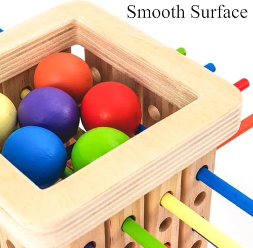 Pichoi Montessori Game Wooden Board Game - Multiplayer Family Travel Game - Math Educational Fine Motor Skills Toy for Boys Girls Ages 3-8, Perfect Holiday & Birthday Gift - Image 5