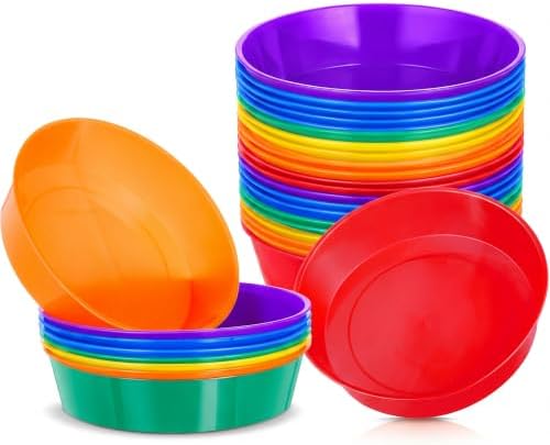 12 Pcs Sorting Bowls for Toddlers, 6 Colors Counting Bowls by Sonwyoung