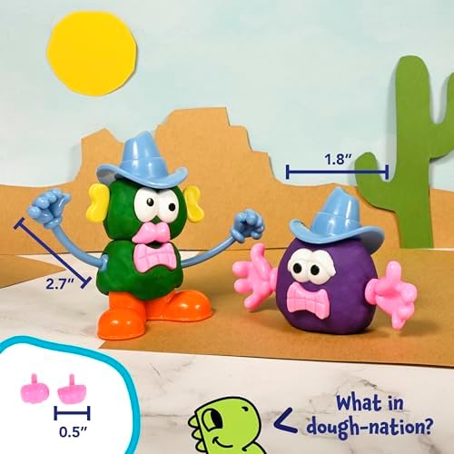 READY 2 LEARN Dough Character Accessories, Set of 52, 21 Shapes - Image 3