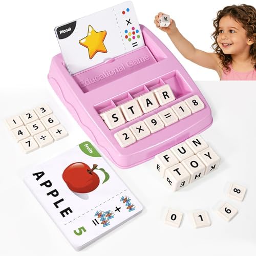 Montessori Matching Letter Game Toys for 3 4 5 Year Old Boy Girl Gifts Kids by MeloDirect
