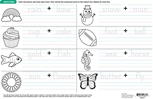 Teacher Created Resources Compound Words Learning Mat (TCR21025) - Image 3
