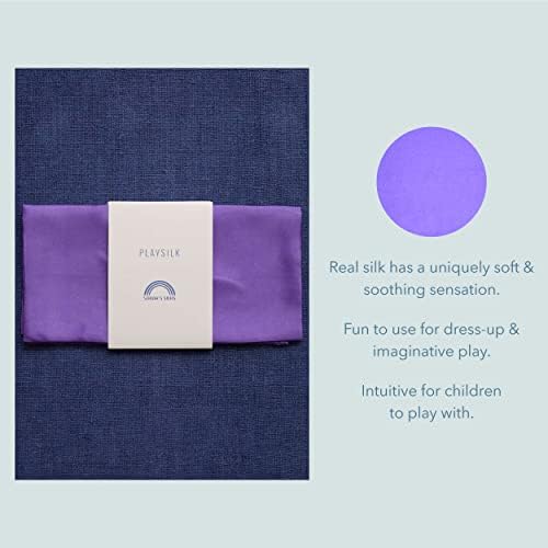 Sarah's Silks Playsilk - 100% Real Silk, Hand Dyed, Bright Colored Play Scarves | Montessori and Waldorf Toys for Dress up, Imaginative, and Pretend Play (35" x 35") - Image 6