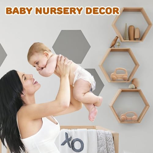 TOY Life Wooden Toys Cars, Montessori Baby Toys 6-12 Months, Wooden Baby Toys Rattle Cars for Toddlers 1-3, Baby Boy Girl Nursery Decor, Montessori Toys for 1 Year Old Boy First Birthday Gift - Image 6