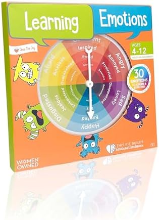 Open The Joy Learning Emotions Toolkit: Explore Emotions with a Unique and Engaging Sticker Game for Children - Ages 5 Years & up by OpenTheJoy