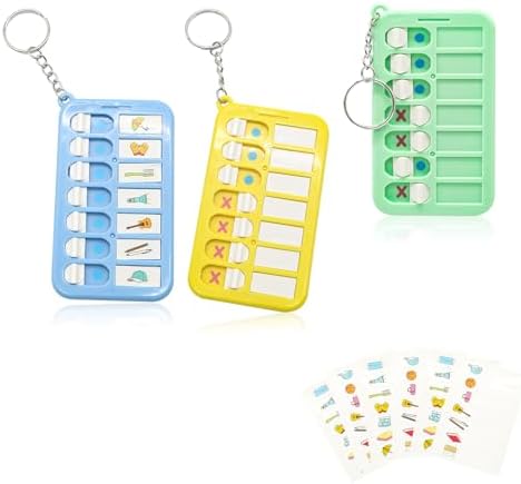 Portable Visual Schedule Keychain for Kids & Adults with, Detachable ADHD Routine & Chore Chart Board by Unknown