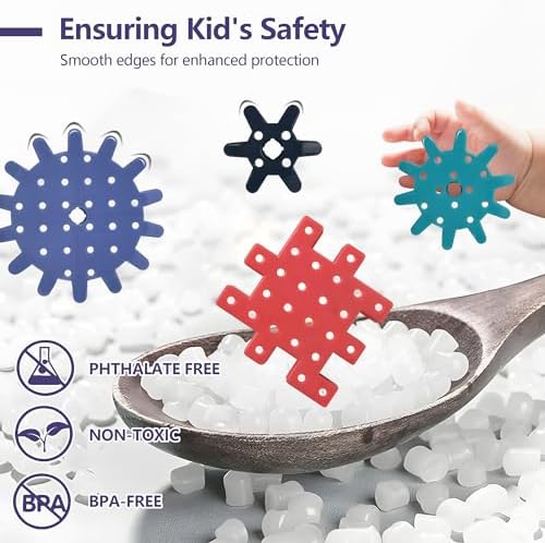 Gear Toys Interlocking Building Blocks for Kids, 150PCS Building Toys Set - Image 5