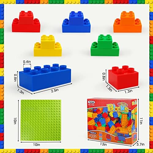 Large Building Blocks for Toddlers Kids Age 2-5, 100 PCS Set with Baseplate - Image 6