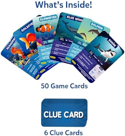 Skillmatics Guess in 10 Underwater Animals, Perfect for Boys, Girls, Kids, and Families Who Love Card Games, Toys, Board Games, Gifts for Ages 8, 9, 10 and Up - Image 2