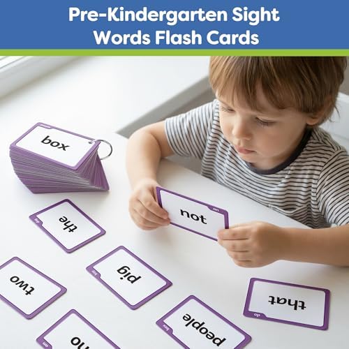 Torlam Sight Words Flash Cards for Kids Pre-Kindergarten,Learn to Read Digraphs CVC Blends Long Vowel Sounds Spelling Reading Phonics Games for 2-4 Years, Site Words Classroom Homeschool - Image 2