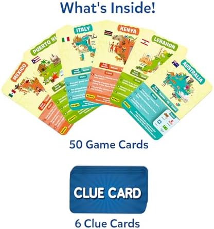 Skillmatics Guess in 10 – Countries of The World, Trivia Card Game - Image 2