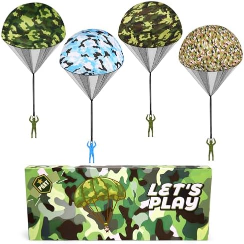 PGXT Parachute Toy for Kids, Outdoor Toys Flying Parachute Men by Unknown