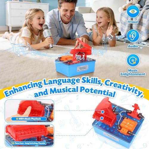Science Kits for Kids, Children's STEM Educational Toy, DIY Circuit Connections, Playable Piano Enlightenment Toy, Educational Fun Toy Gift for Boys and Girls - Image 2