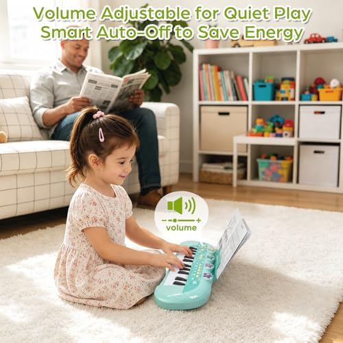 Sealive Toddler Piano Keyboard Toy for Kids Ages 1-3, 24-Key Baby Piano - Image 6