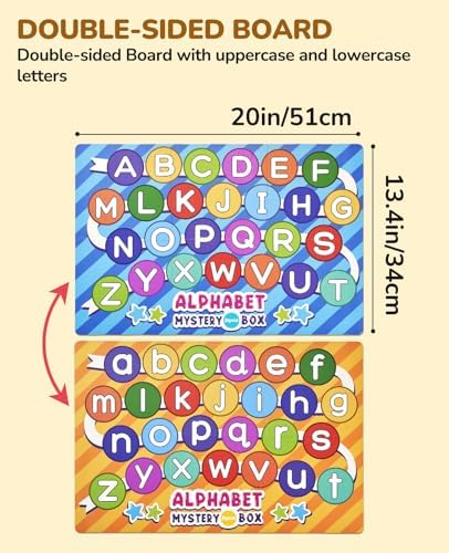 JoyCat Mystery Alphabet Box 26PCS, Letter Sorting Matching Game - Image 3