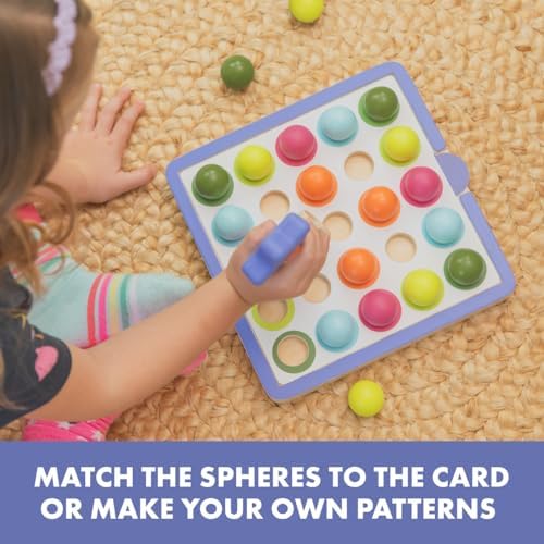 Educational Insights Pattern & Sequencing Wooden Board - Color Matching Toy for Kids, Fine Motor Kits, Sequence Board Games for Toddlers, Preschool Manipulatives, Ages 3+ - Image 2