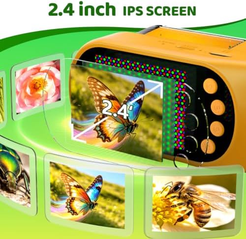 Handheld Microscope for Kids, Outdoor Explorer STEM Toy with Bonus Tools, 2.4" IPS Screen, Ergonomic Grip, Digital Camera, Photo/Video, Magnifier, Science Kit – Gift for Boys & Girls Age 3-12 - Image 2