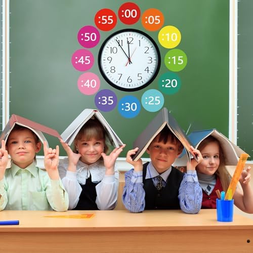 Clock Numbers Bulletin Board Kits Telling Time Teaching Clock for Kids - Image 7