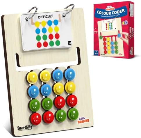 Smartivity Montessori Slide Puzzle - Wooden Toy for Kids 4-8 Years by SMARTIVITY