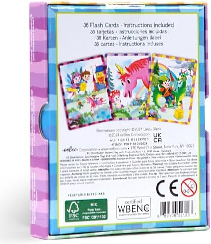eeBoo: Magical Forest Create a Story Pre-Literacy Cards, 36 Cards with Colorful Characters, Encourages Imagination, for Ages 3 and up - Image 2