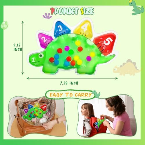 Sensory Counting Toys for Toddlers 3-4, Montessori Color Sorting & Matching Games, Fine Motor Skills Development, Educational Travel Toys for Kids with Autism - Image 3