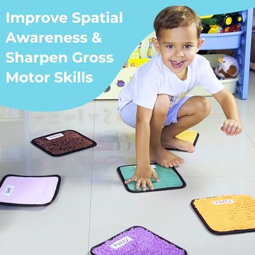 9 Labeled Sensory Mats w/Lesson Plans | Sensory Toys for Kids with Autism | Mats for Autistic Children | Occupational Therapy Toys | Sensory Wall for Autism Classroom Must Haves - Image 2