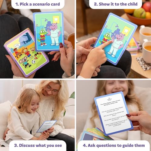 Who What Why Feelings Conversation Cards for Kids, Social SEL Game, Ages 4+ - Image 4