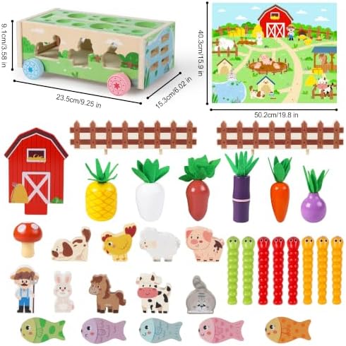 ALLABC Montessori Toys for 1-3 Year Old First Birthday Gifts for Girls Boys - Image 6
