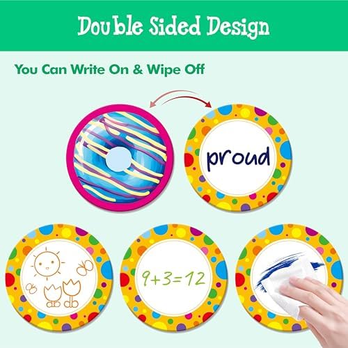 Hebayy 52 PCS Donut Matching Game, 26 Designs Dessert Cards Engaging Food Memory Game, Educational Learning Toys for Preschool 4 5 6 Years Old - Image 3