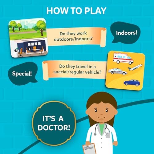 Skillmatics Guess in 10 Junior Community Helpers, Card Game for Kids - Image 4