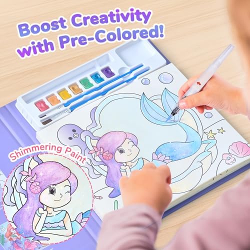 JoyCat Paint with Water Coloring Books for Toddlers (Underwater World) - Image 4